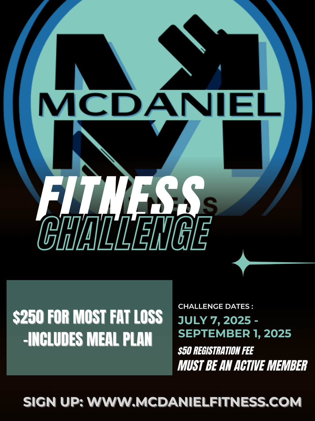 McDaniel Fitness Challenge (MOST BODY FAT LOSS)